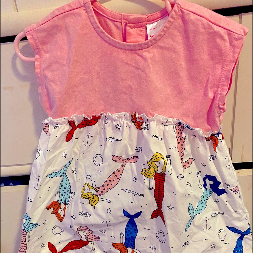 Hanna Anderson Baby Girl’s  Mermaid dress. Excellent used condition 6-12 months